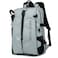 Arctic Hunter Durable Gym Sports Backpack Water Resistant 18.5-inch Casual Daypack with Luggage Trolley Carry Belt and Built in USB Jack for Men B00391-XD Grey