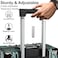 Cabinpro Lightweight Aluminum Frame Fashion Luggage Trolley Polycarbonate Hard Case Large Checked Luggage with 4 Quite 360&deg; Double Wheels CP001 Dark Green