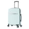 Cabinpro Hard Case Small Carry On Luggage Trolley For Unisex Polypropylene Lightweight 4 Double Wheeled Suitcase With Built In TSA Type Lock Travel Bag CP002 Mint