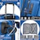Cabinpro Hard Case Small Carry On Luggage Trolley For Unisex Polypropylene Lightweight 4 Double Wheeled Suitcase With Built In TSA Type Lock Travel Bag CP002 Sapphire Blue