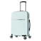 Cabinpro Hard Case Large Checked Luggage Trolley For Unisex Polypropylene Lightweight 4 Double Wheeled Suitcase With Built In TSA Type Lock Travel Bag CP002 Mint