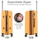 Cabinpro Hard Case Trolley Luggage Set of 3 For Unisex Polypropylene Lightweight 4 Double Wheeled Suitcase With Built In TSA Type Lock Travel Bag CP002 Yellow