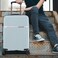 Cabinpro Hard Case Trolley Luggage Set of 3 For Unisex Polypropylene Lightweight 4 Double Wheeled Suitcase With Built In TSA Type Lock Travel Bag CP002 Mint