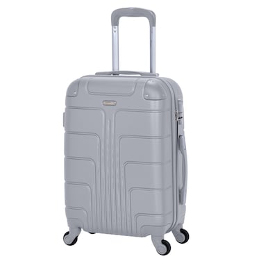 Senator Travel Bag Suitcase A1012 Hard Casing Cabin Luggage Trolley 51cm Silver