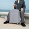 Senator Travel Bag Suitcase A1012 Hard Casing Medium Check-In Luggage Trolley 61cm Silver