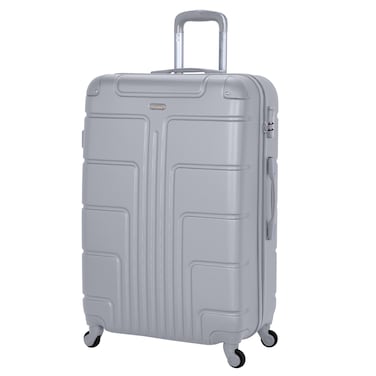 Senator Travel Bag Suitcase A1012 Hard Casing Large Check-In Luggage Trolley 71cm Silver