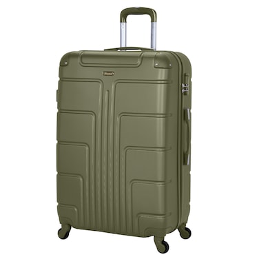 Senator Travel Bag Suitcase A1012 Hard Casing Large Check-In Luggage Trolley 71cm Olive