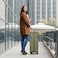 Senator Travel Bag Suitcase A1012 Hard Casing Extra Large Check-In Luggage Trolley 81cm Olive