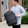 Hike Premium Unisex Backpack Water Resistant Laptop Daypack with 360&deg; Degree Opening and Separate Laptop Compartment for Travel/Business/College, HK2026, Black