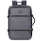 Hike Premium Unisex Backpack Water Resistant Laptop Daypack with 360&deg; Degree Opening and Separate Laptop Compartment for Travel/Business/College, HK2026, Grey