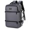 Hike Premium Unisex Backpack Water Resistant Laptop Daypack with 360&deg; Degree Opening and Separate Laptop Compartment for Travel/Business/College, HK2026, Grey