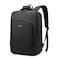 Hike Unisex Polyester Backpack 17.5-inch Water Resistant Computer Bag with Built in USB Port for Men and Women, HK2105, Black