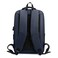Hike Unisex Polyester Backpack 17.5-inch Water Resistant Computer Bag with Built in USB Port for Men and Women, HK2105, Blue