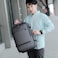 Hike Unisex Expandable Shoulder Backpack Water Resistant Laptop Daypack with 360&deg; Degree Opening and Separate Laptop Compartment for Travel/Business/College, HK2101, Grey