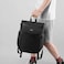 Hike 16 Inch Durable Laptop Backpack Waterproof Business Casual Daypack for Men Women in Travel Office School College, HK2205, Black