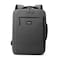 Hike Unisex Slim Laptop Backpack 16-inch Water Resistant Shoulder Daypack with Built in USB Port for Travel/Business/College/School, HK911, Dark Grey