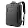 Hike Unisex Slim Laptop Backpack 16-inch Water Resistant Shoulder Daypack with Built in USB Port for Travel/Business/College/School, HK911, Dark Grey