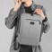 Hike Unisex Slim Laptop Backpack 16-inch Water Resistant Shoulder Daypack with Built in USB Port for Travel/Business/College/School, HK911, Light Grey