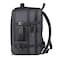 Hike Unisex Premium Expandable Shoulder Backpack Water Resistant Laptop Daypack with Built in USB Port and Separate Laptop Compartment for Travel/Business/College, HKY2103, Black