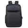 Hike Premium Expandable Casual Backpack Water Resistant Laptop Daypack with Built in USB Port and Separate Laptop Compartment for Men and Women, HKY2206, Black