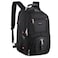 Hike Unisex Laptop Backpack Water Resistant Carryon Daypack with Built in USB Port and Separate Laptop Compartment for Travel/Business/College, HK8001, Black