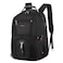 Hike Unisex Laptop Backpack Water Resistant Carryon Daypack with Built in USB Port and Separate Laptop Compartment for Travel/Business/College, HK8001, Black