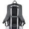 Hike Semi Hard Laptop Backpack with Built in combination lock and USB port Water Resistant 17-inch Unisex Daypack for Travel, Office and Business, HK605, Black