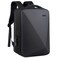 Hike Semi Hard Laptop Backpack with Built in combination lock and USB port Water Resistant 17-inch Unisex Daypack for Travel, Office and Business, HK605, Black