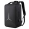Hike Semi Hard 16-inch Unisex Laptop Backpack with Built in Combination lock and USB/ Headphone Port Daypack for Travel, Office and Business, HK2252, Black