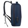 Hike Semi Hard 16-inch Unisex Laptop Backpack with Built in Combination lock and USB/ Headphone Port Daypack for Travel, Office and Business, HK2252, Blue