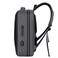 Hike Semi Hard 17-inch Unisex Laptop Backpack with Built in Combination lock and USB/ Headphone Port Daypack for Travel, Office and Business, HK2020, Grey