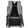 Hike Semi Hard 17-inch Unisex Laptop Backpack with Built in Combination lock and USB/ Headphone Port Daypack for Travel, Office and Business, HK2020, Grey