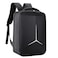 Hike Semi Hard 17-inch Unisex Laptop Backpack with Built in Combination lock and USB/ Headphone Port Daypack for Travel, Office and Business, HK2020, Grey