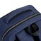 Hike Semi Hard 17-inch Unisex Laptop Backpack with Built in Combination lock and USB/ Headphone Port Daypack for Travel, Office and Business, HK2020, Deepblue