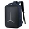 Hike Semi Hard 17-inch Unisex Laptop Backpack with Built in Combination lock and USB/ Headphone Port Daypack for Travel, Office and Business, HK2020, Deepblue