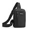 Hike Unisex Cross Body Chest Bag Synthetic Water-Resistant Scratch Resistant Small Shoulder Sling Bag for Business Travel Outdoor Shopping, HK9004, Black