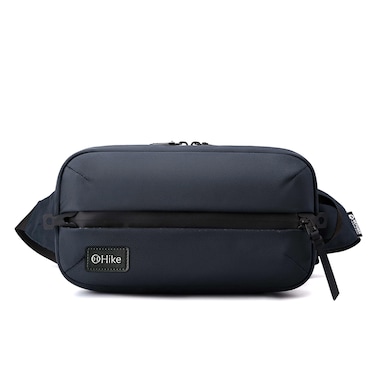 Hike 11-inch Waist Bag Anti-Theft Water Resistant Shock Proof Business Leisure Crossbody Chest Bag for Men and Women, HK2121, Blue