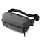 Hike 11-inch Waist Bag Anti-Theft Water Resistant Shock Proof Business Leisure Crossbody Chest Bag for Men and Women, HK2121, Grey