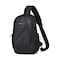 Hike Unisex Durable Cross-body Bag Water Resistant Anti-Theft Unisex Sling bag for Travel School College Business Shopping Outdoor, HK3321, Black