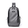 Hike Unisex Durable Cross-body Bag Water Resistant Anti-Theft Unisex Sling bag for Travel School College Business Shopping Outdoor, HK3321, Grey