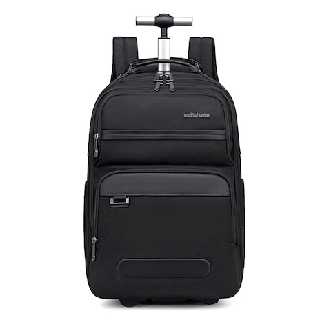 Buy Arctic Hunter Professional Rolling Backpack 19.5 Inch Water Resistant Backpack Trolley with 360 Degree Opening for Office Travel Business School LG00656 1 Black Online Carrefour UAE