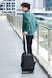 Arctic Hunter Durable Professional Rolling Backpack, Light Weight Water Resistant 19 Inch Backpack Trolley with 360&deg; Degree Opening for Office Travel Business School LG000657 Black