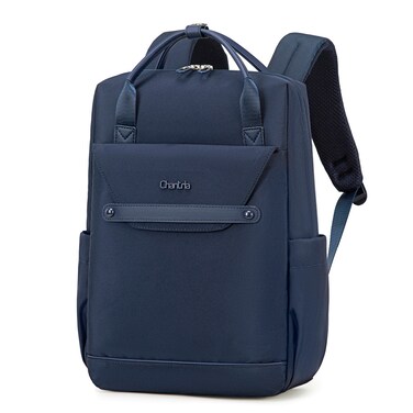 Chantria Casual Laptop Backpack for Women Water Resistant Multifunctional Polyester Daypack for Office School College Travel CB00618 Blue