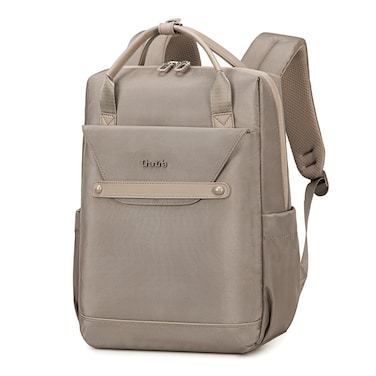 Chantria Casual Laptop Backpack for Women Water Resistant Multifunctional Polyester Daypack for Office School College Travel CB00618 Khaki