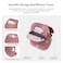 Chantria Premium Casual Backpack Water Resistant Multifunctional Anti-Theft Women Daypack with independent Laptop Compartment CB00621 Nostalgia Rose