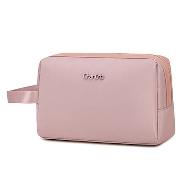 Chantria Premium Lightweight Carry All Bag for Women Water Resistant Multifunctional Clutch Bag with Multiple Pockets CB00637 Light Pink