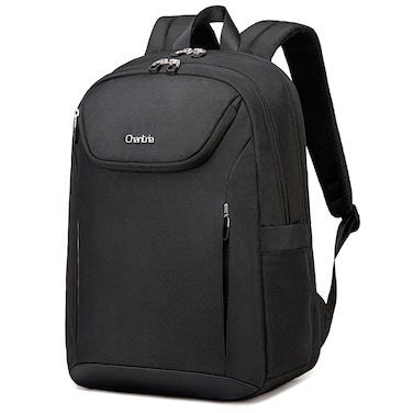 Chantria Premium Durable Lightweight Laptop Backpack for Women Water Resistant Multifunctional Daypack for Casual Office School Travel CB00638 Black