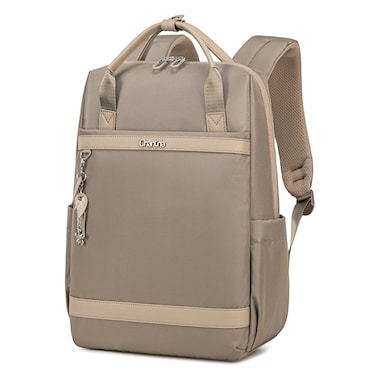 Chantria Premium Lightweight Laptop backpack for Women Water Resistant Multifunctional Anti-Theft Daypack with Separate Laptop Compartment CB00639 Khaki