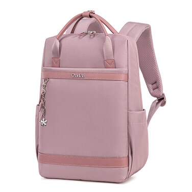 Chantria Premium Lightweight Laptop backpack for Women Water Resistant Multifunctional Anti-Theft Daypack with Separate Laptop Compartment CB00639 Pale Mauve