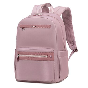 Chantria Premium Water-Resistant Computer Backpack for Women Multifunctional Anti-Theft Lightweight Daypack for Casual Travel Office School College CB00649 Pale Mauve